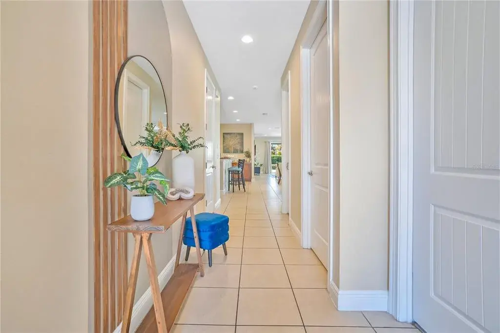 Light filled inviting Foyer Welcomes Guests and Friends alike!