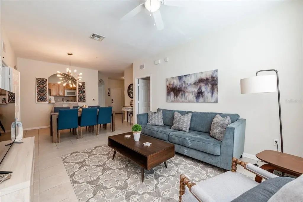 Inside, this is the largest 3-bedroom floor plan, offered FULLY FURNISHED with stylish décor and sleeping accommodations for up to eight.