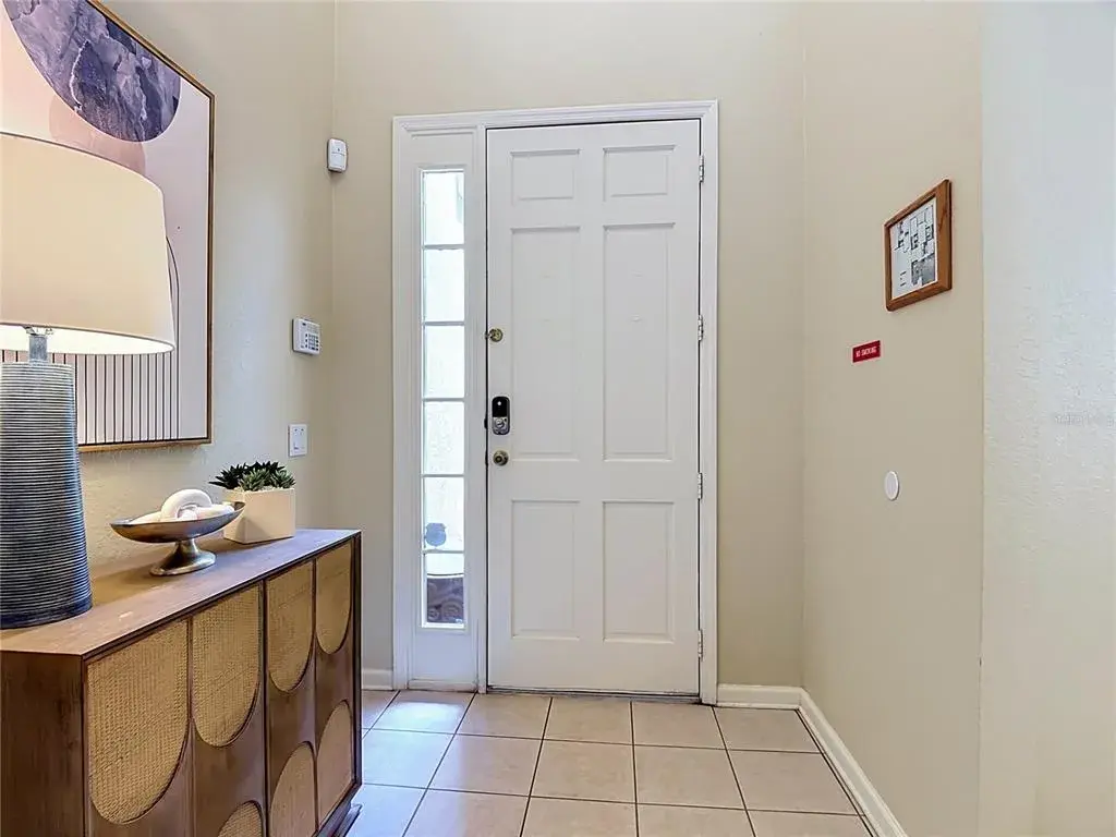 Welcoming foyer with convenient access to the main living areas.