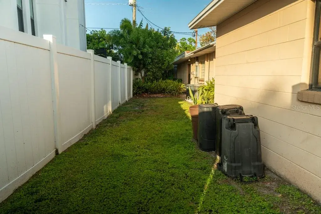 North Side Yard