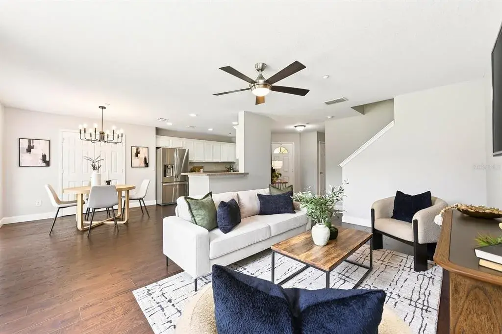 Open concept main floor.