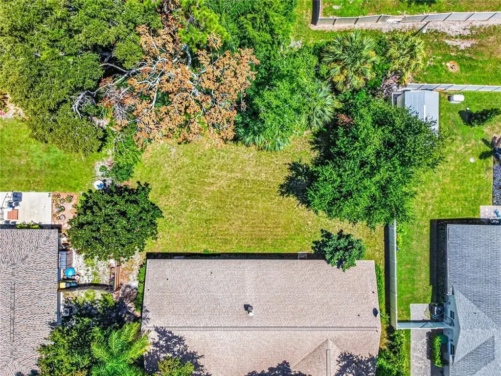 Overhead backyard
