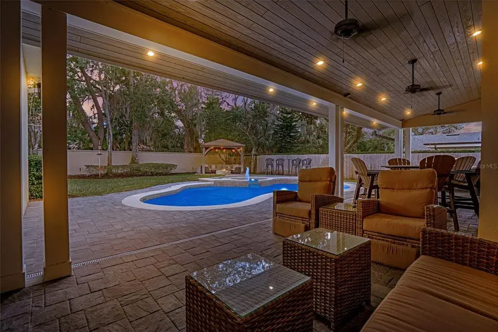 Pool, Jacuzzi and outside living areas
