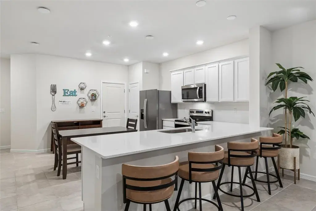 Kitchen from Living Room view