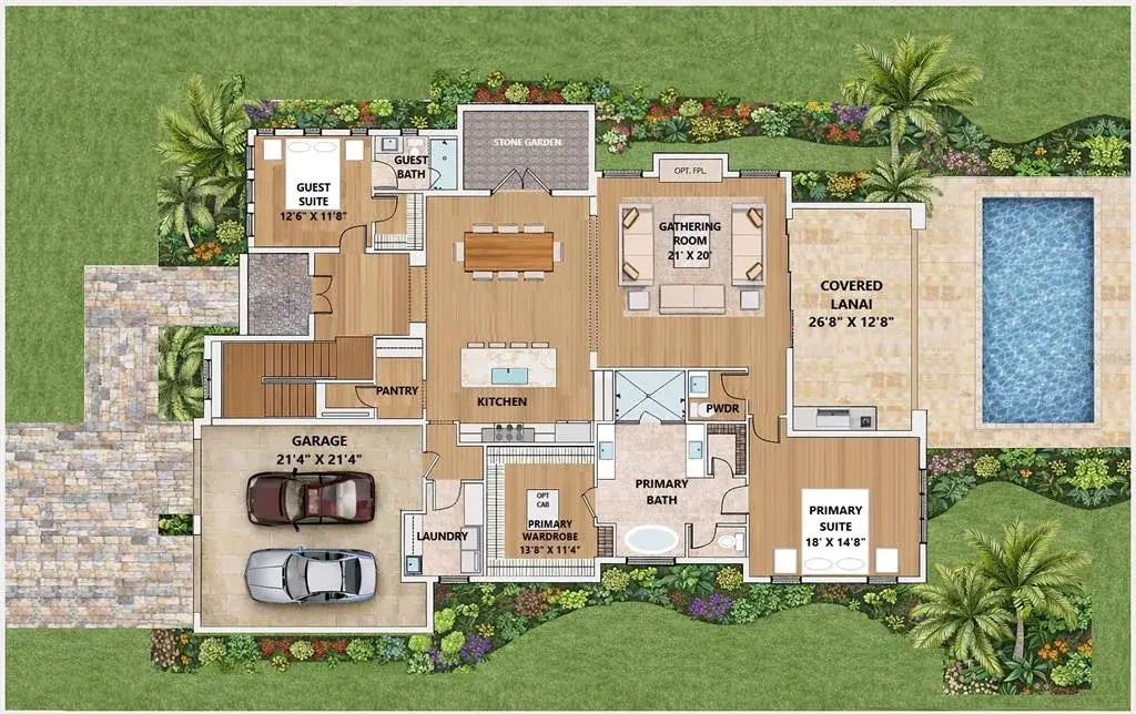 kitchen rendering for inspiration
