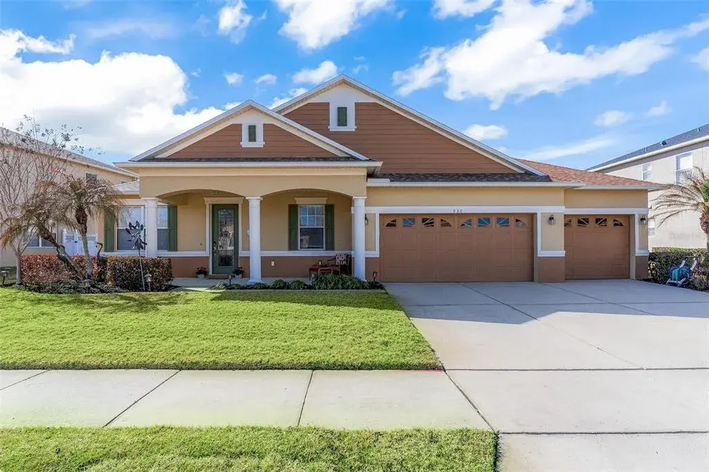 Charming 3BR/2BA home with 2,300+ sq ft, 3-car garage, and private office/den.