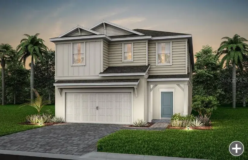 Exterior Design. Artistic rendering for this new construction home. Pictures are for illustrative purposes only. Elevations, colors and options may vary.