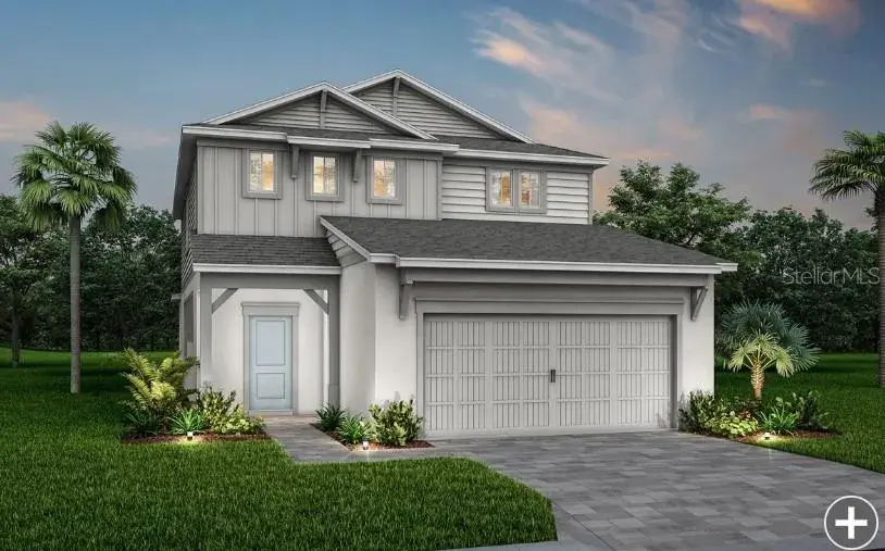 Exterior Design. Artistic rendering for this new construction home. Pictures are for illustrative purposes only. Elevations, colors and options may vary.