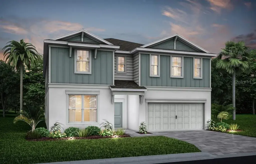Exterior Design. Artistic rendering for this new construction home. Pictures are for illustrative purposes only. Elevations, colors and options may vary.