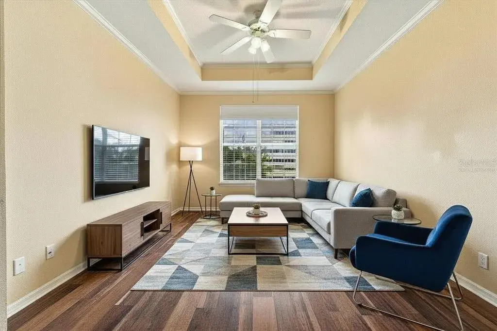 Living Room Virtually Staged