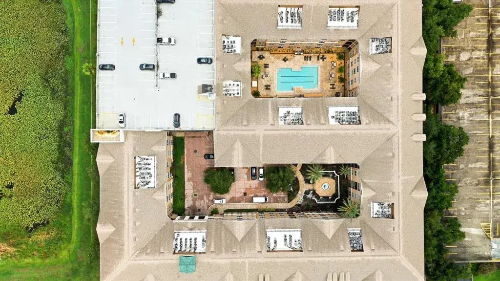 Aerial view of the community