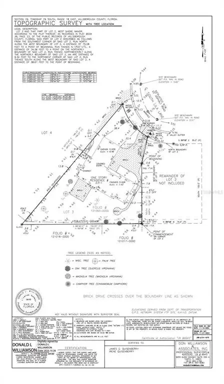 Property for sale at 2311 S LILA LANE, TAMPA, FL, 33629