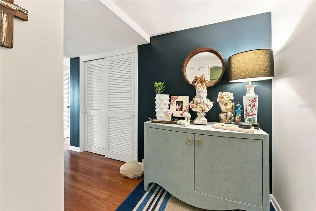 Hallway leading to family room