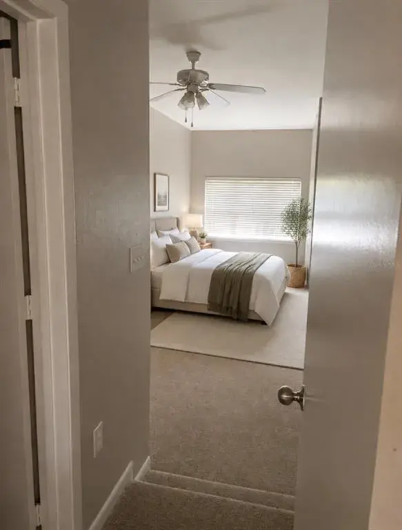 PRIMARY BEDROOM WITH 2 CLOSETS