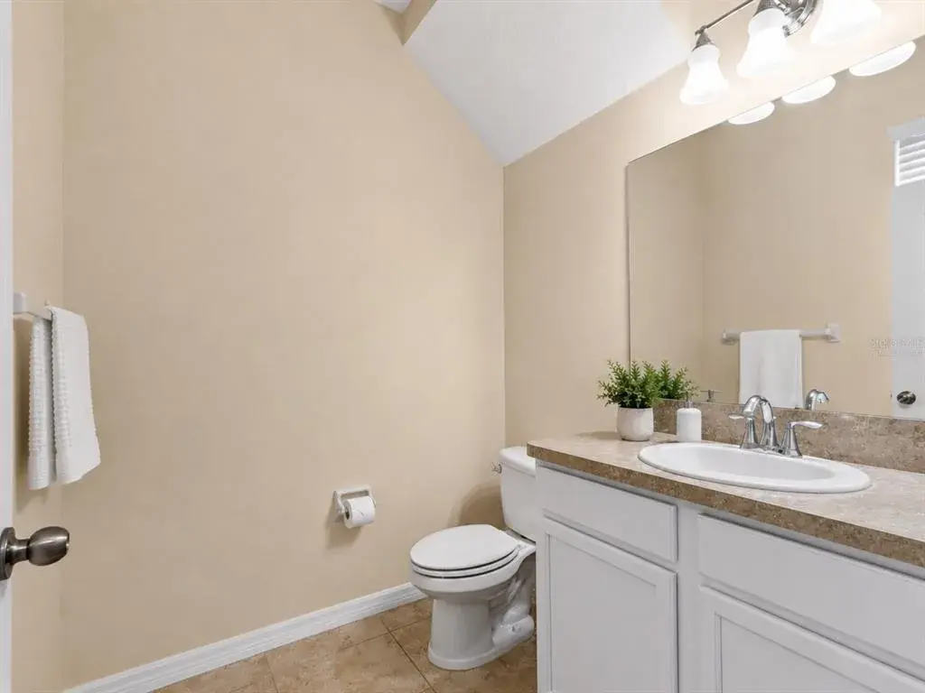 Virtually Staged Half Bathroom
