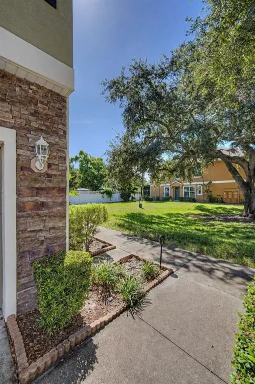 View from driveway