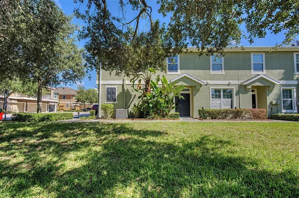 Green space at front door