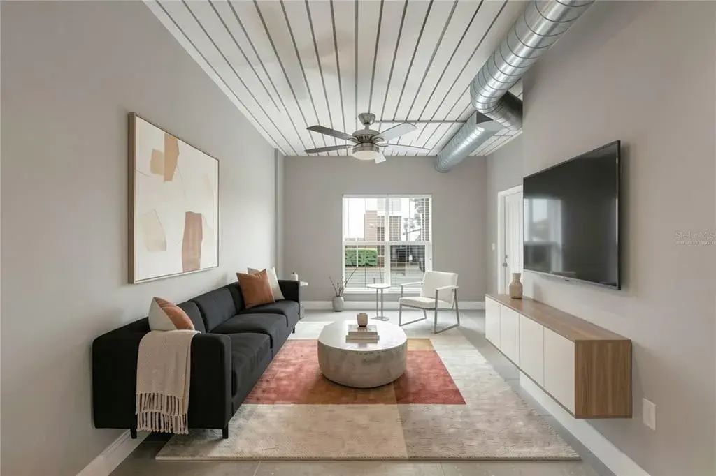Living Room - Virtually Staged