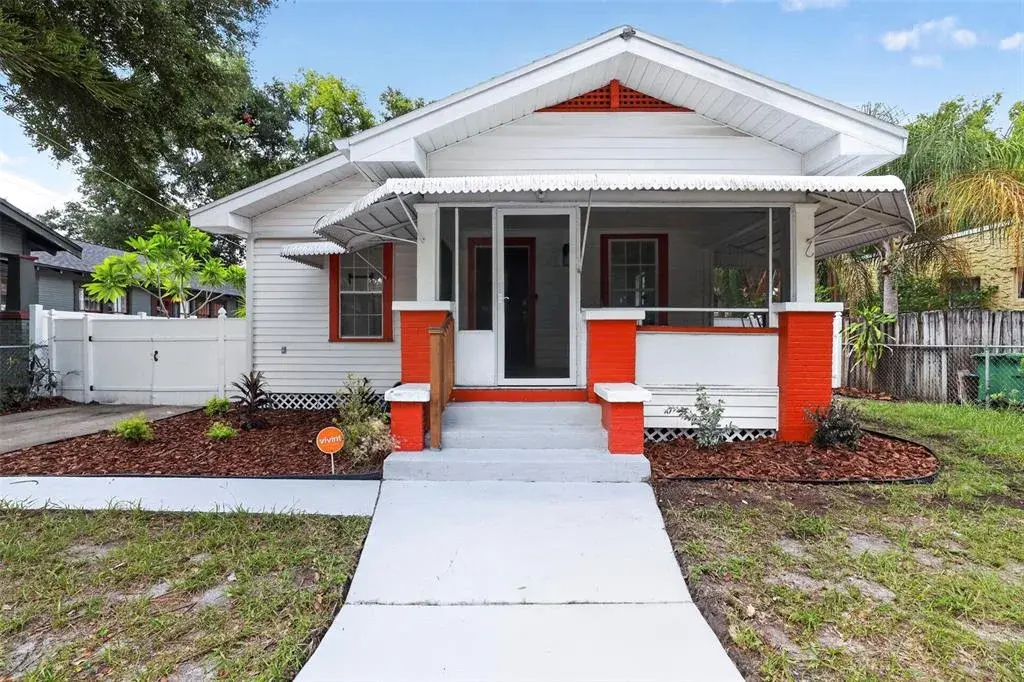 Front elevation of charming 1922 bungalow