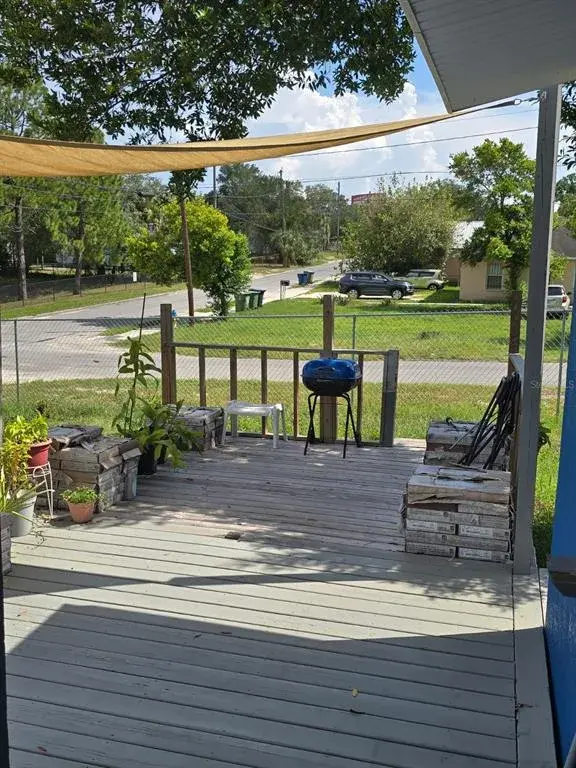 front of the house