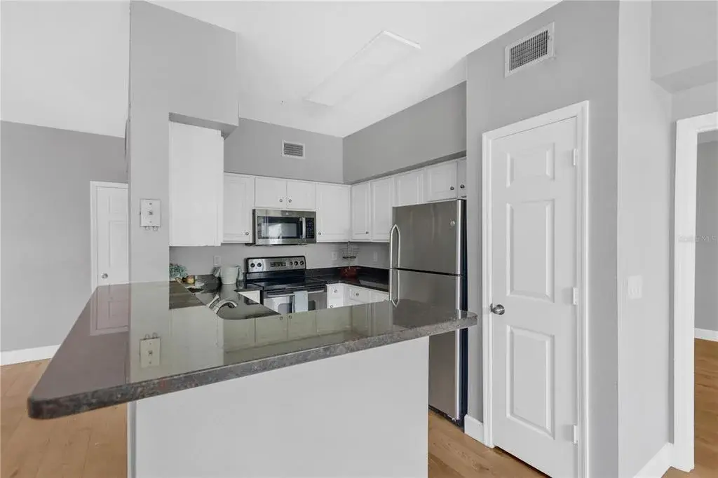 Kitchen with Granite Countertops