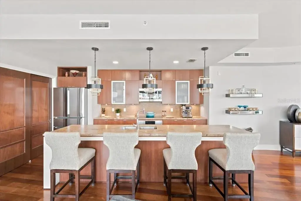 Dedicated dining room offers a defined space for formal meals and gatherings.