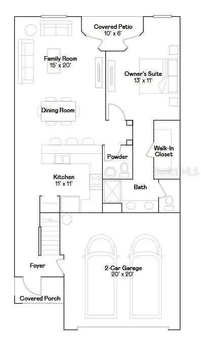 FLOOR PLAN DOWNSTAIRS