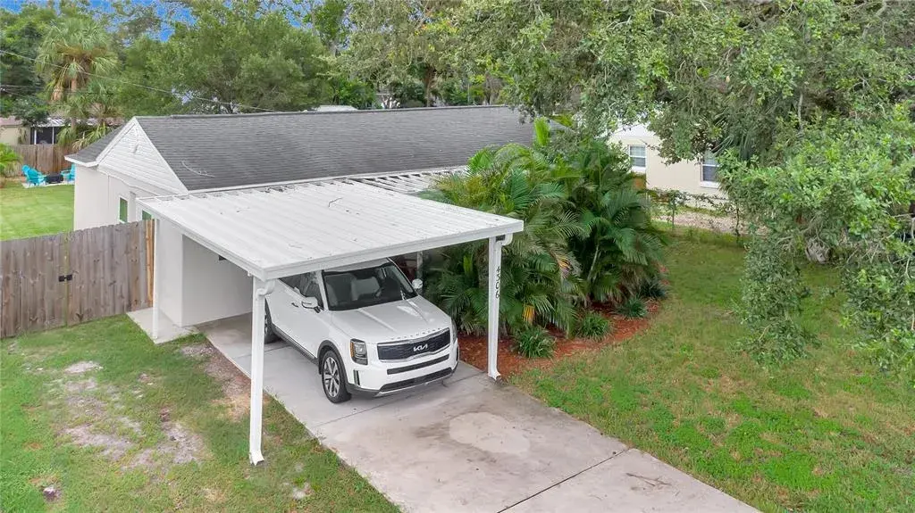 Front Of House And Carport