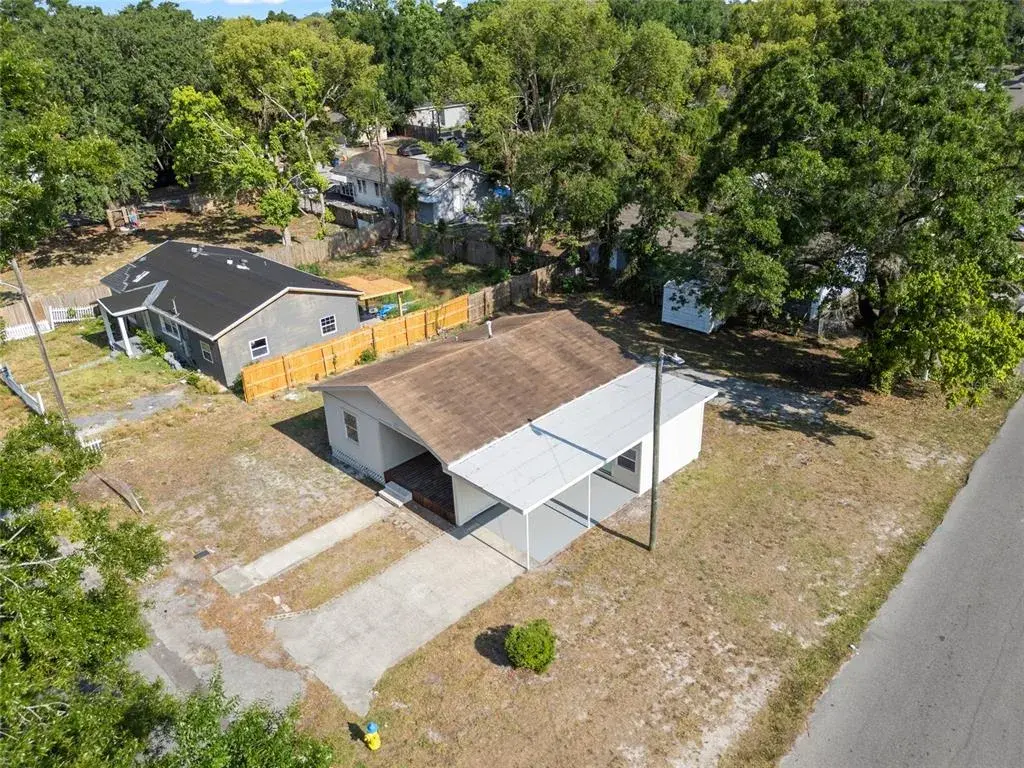 Ariel View of Corner Lot