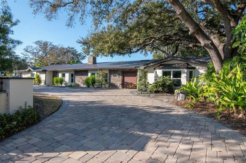 Front of house -Circular driveway