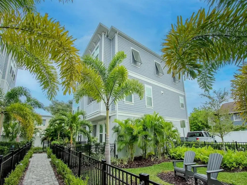 End unit townhome located next to private park and 4 car parking