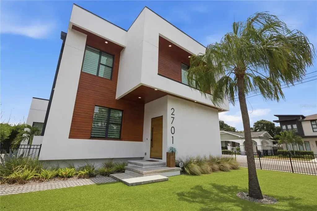 Modern Exterior Elevation with durable exterior materials and construction.