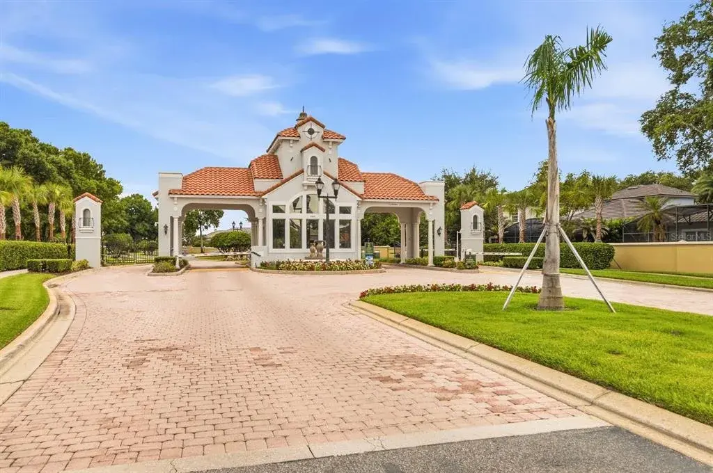 Guard gated community Entrance