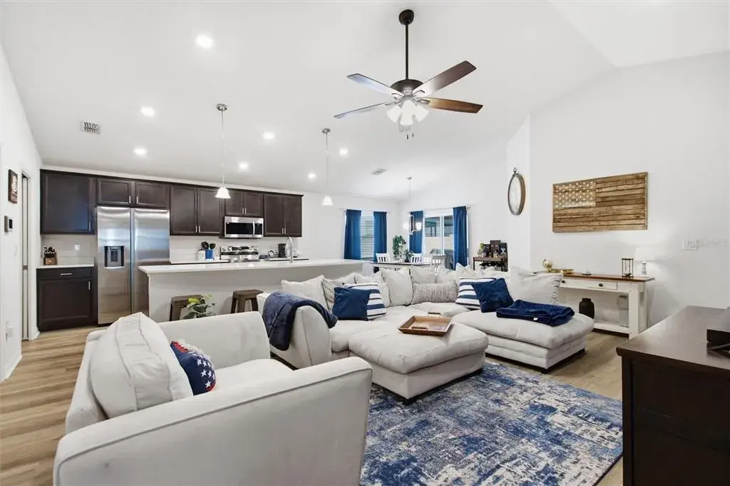 Open Floorplan with High Ceilings