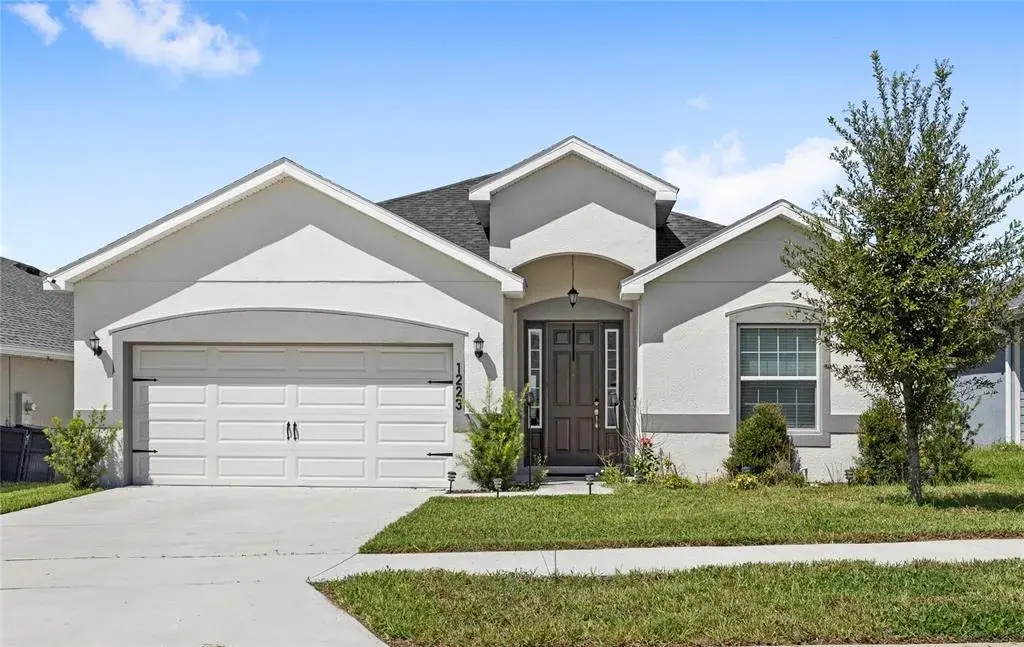 East facing home in 1st section of community near amenity.