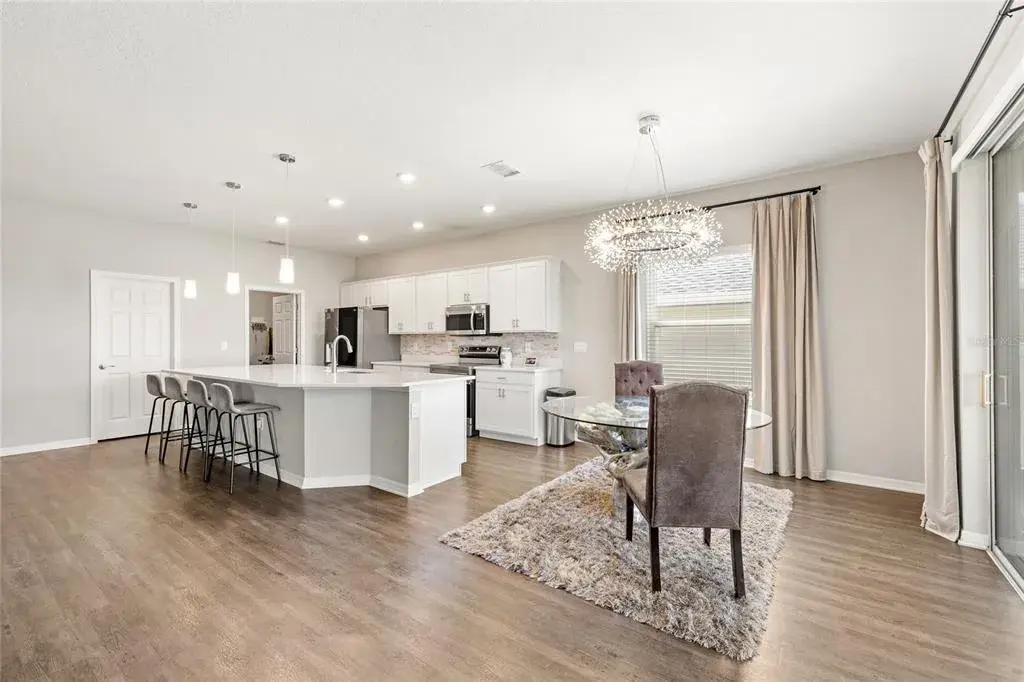 great open layout - dining space can be formal or casual