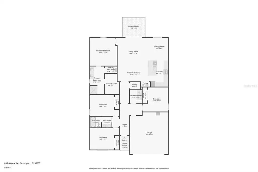 Property for sale at 833 AVENAL LANE, DAVENPORT, FL, 33837
