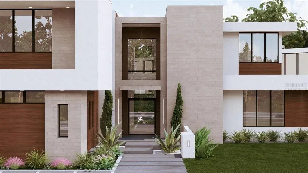 Front Entrance Rendering - Virtually Staged