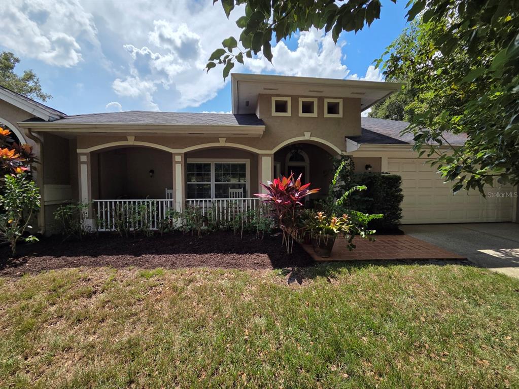 Front view of house.