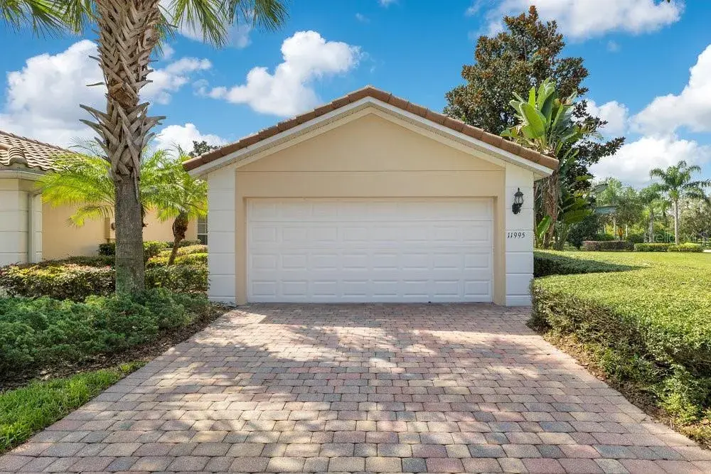 2 car garage/paved driveway