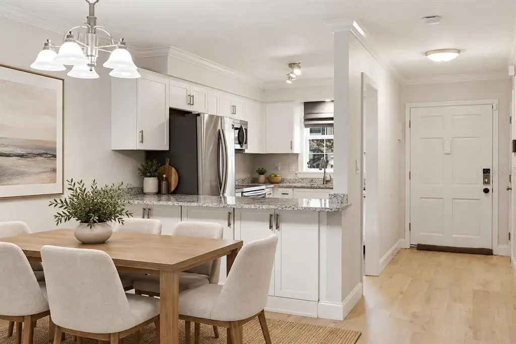 Dining/Kitchen Staged