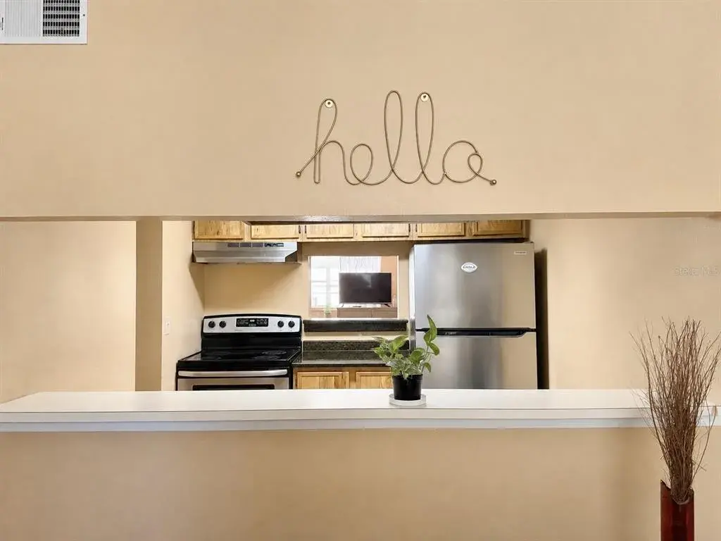 Pass Thru from the Dining Area to the Kitchen