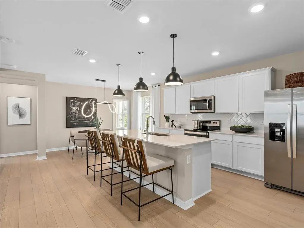Model Home Design Only. Pictures and furnishings are for illustrative purposes only. Elevations, colors and options may vary. Furniture is for model home staging only.