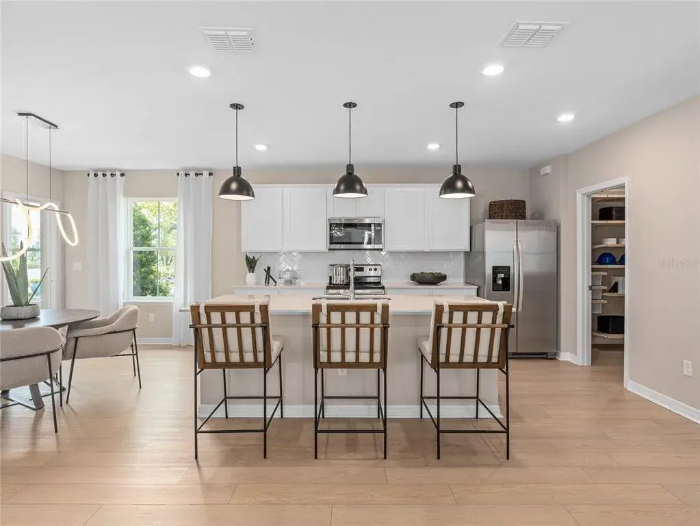 Model Home Design Only. Pictures and furnishings are for illustrative purposes only. Elevations, colors and options may vary. Furniture is for model home staging only.