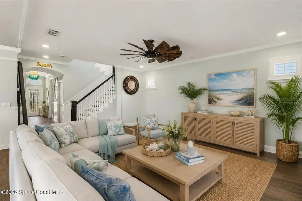 Virtually Staged Living Room