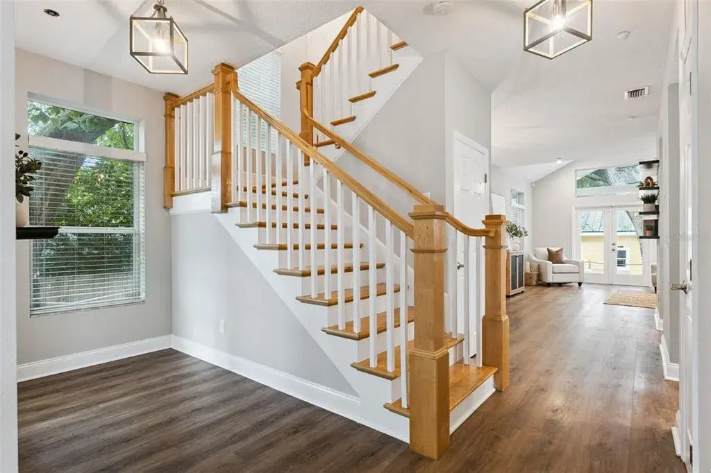 A light filled foyer greets you.