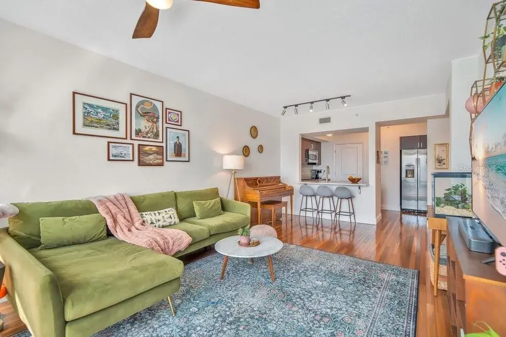 High Ceilings with Kitchen open to living space