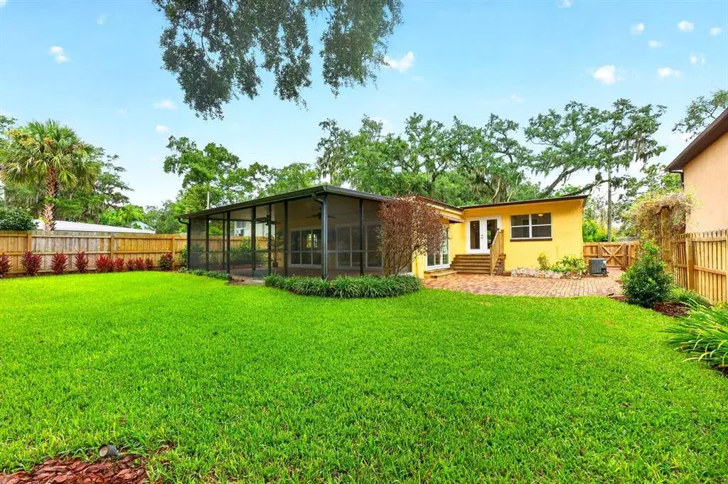 .21 acre lot and a manicured fully fenced backyard becomes your backyard oasis!