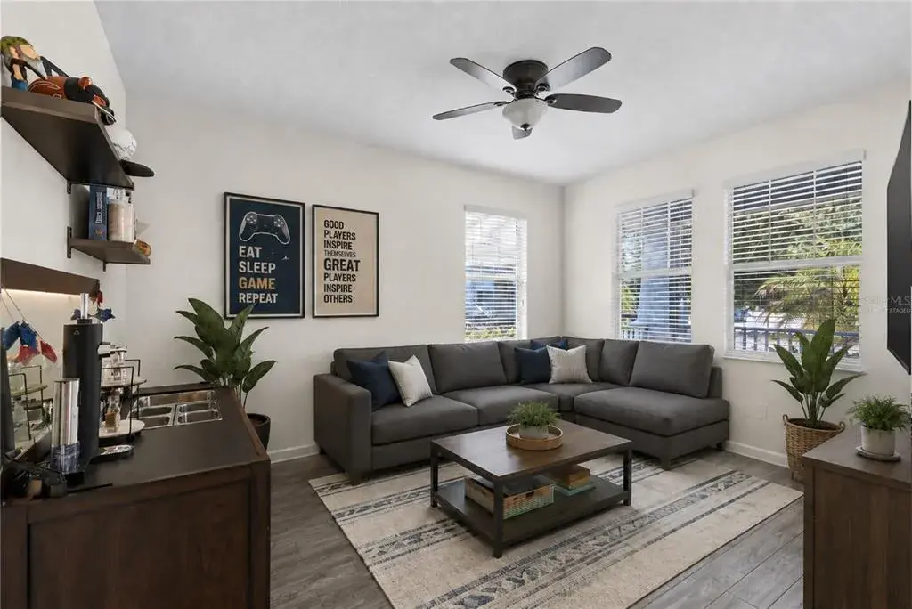 Virtually staged image. Flex Room/Bonus Room.
