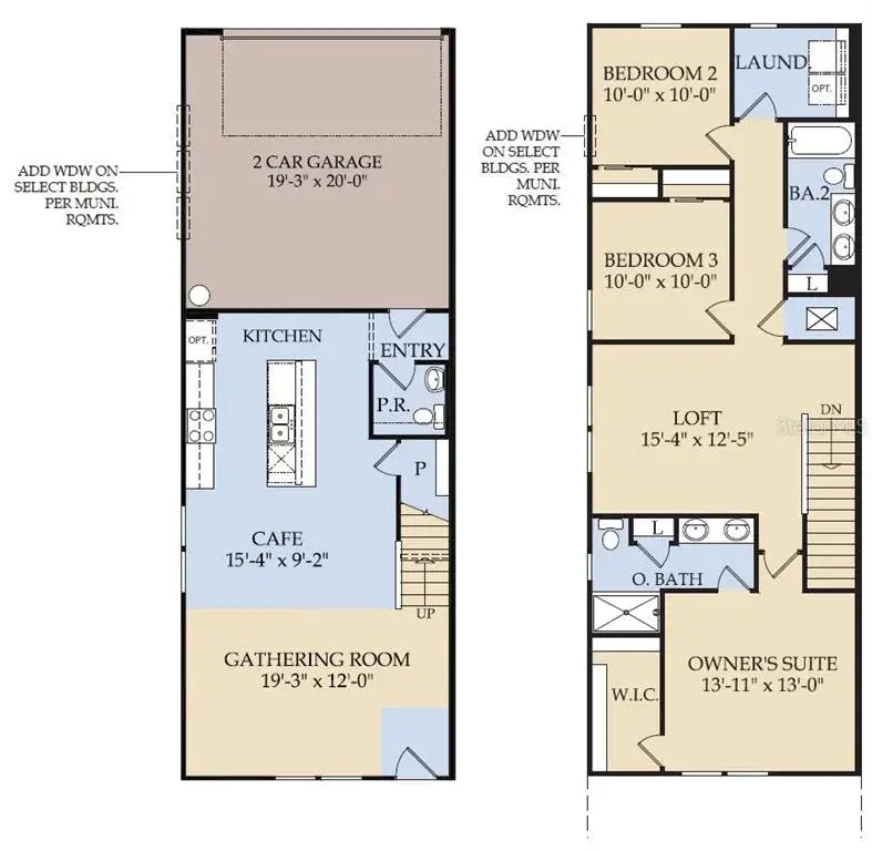 Floor Plan - Floor One Floor Plan - Floor Two